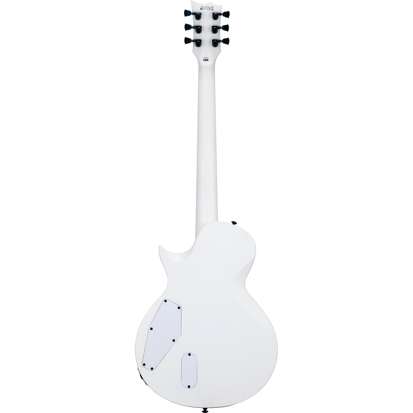 ESP LTD EC Arctic Metal Electric Guitar, Satin Snow White