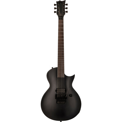 ESP LTD EC-FR Black Metal Floyd Rose Electric Guitar, Black Satin