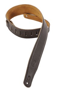 Levy's M26GF 2.5" Leather Strap Dark Brown