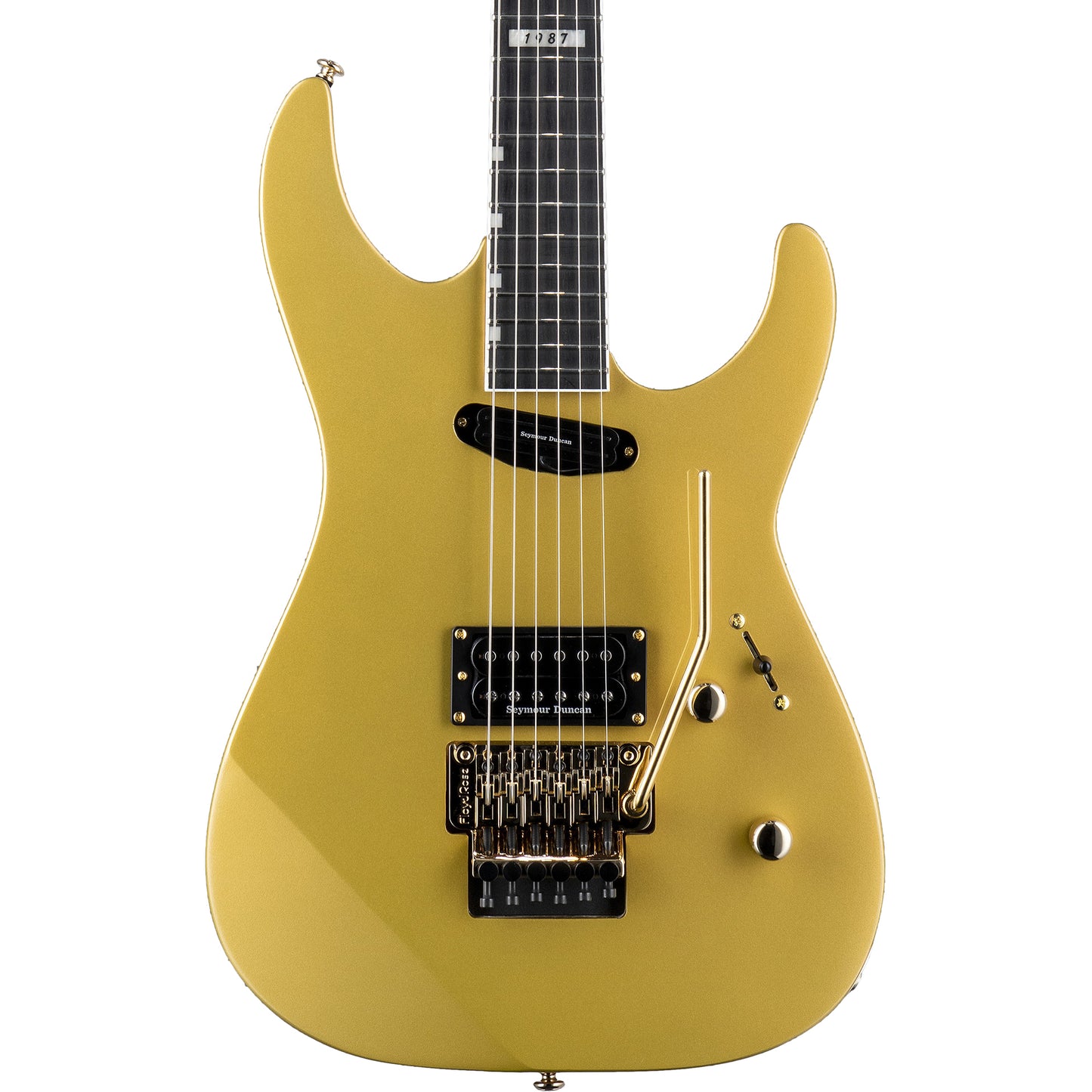 ESP LTD Mirage Deluxe ‘87 Electric Guitar, Metallic Gold