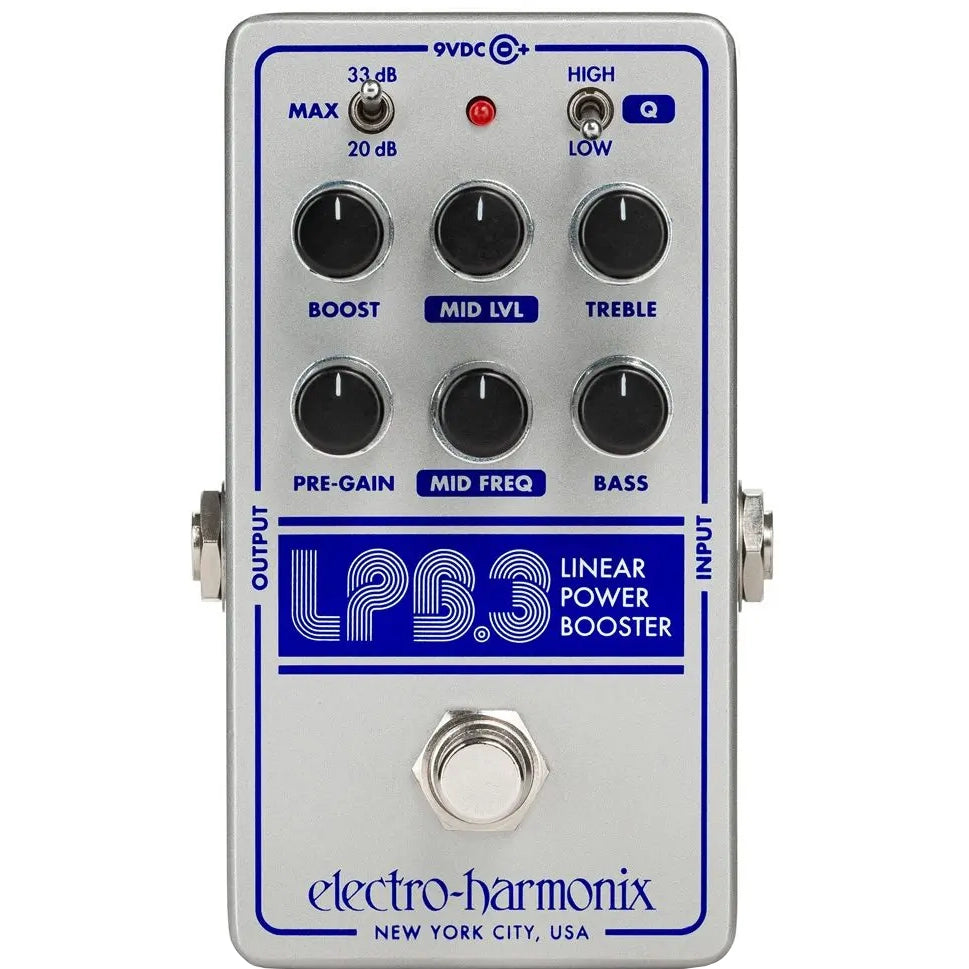 Electro Harmonix LPB3 Linear Power Booster and EQ Pedal