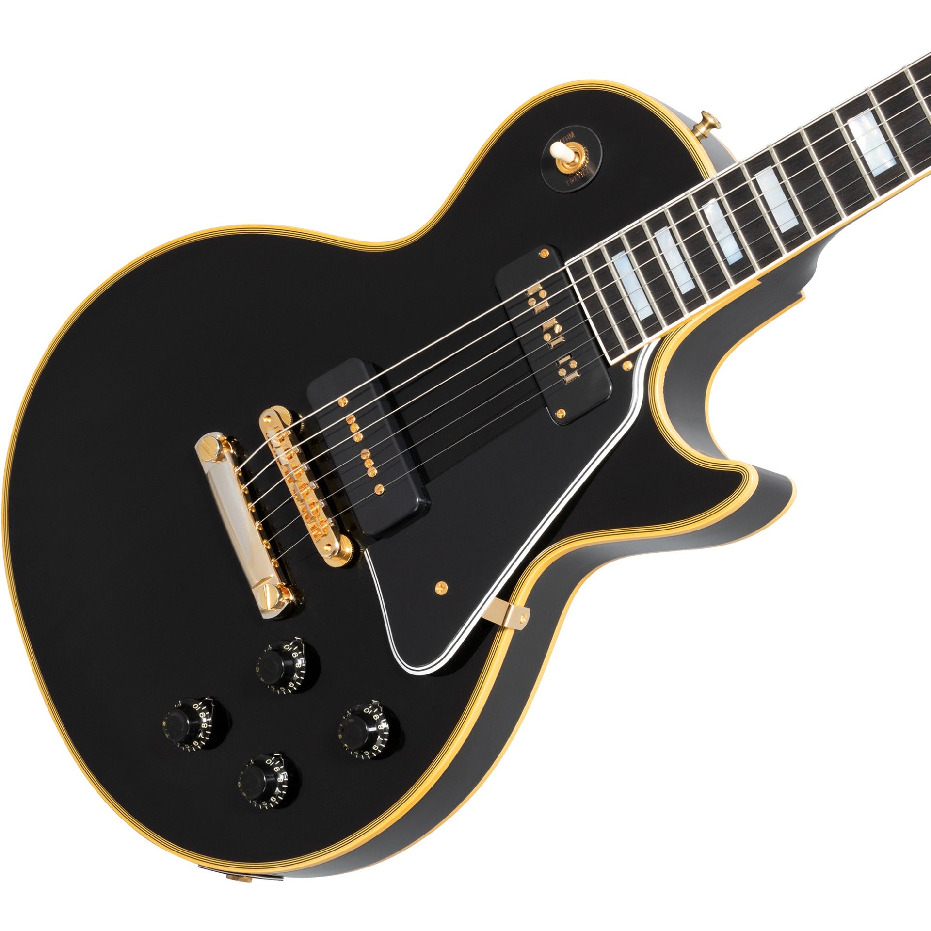 Gibson 1954 Les Paul Custom Reissue VOS Electric Guitar - Ebony