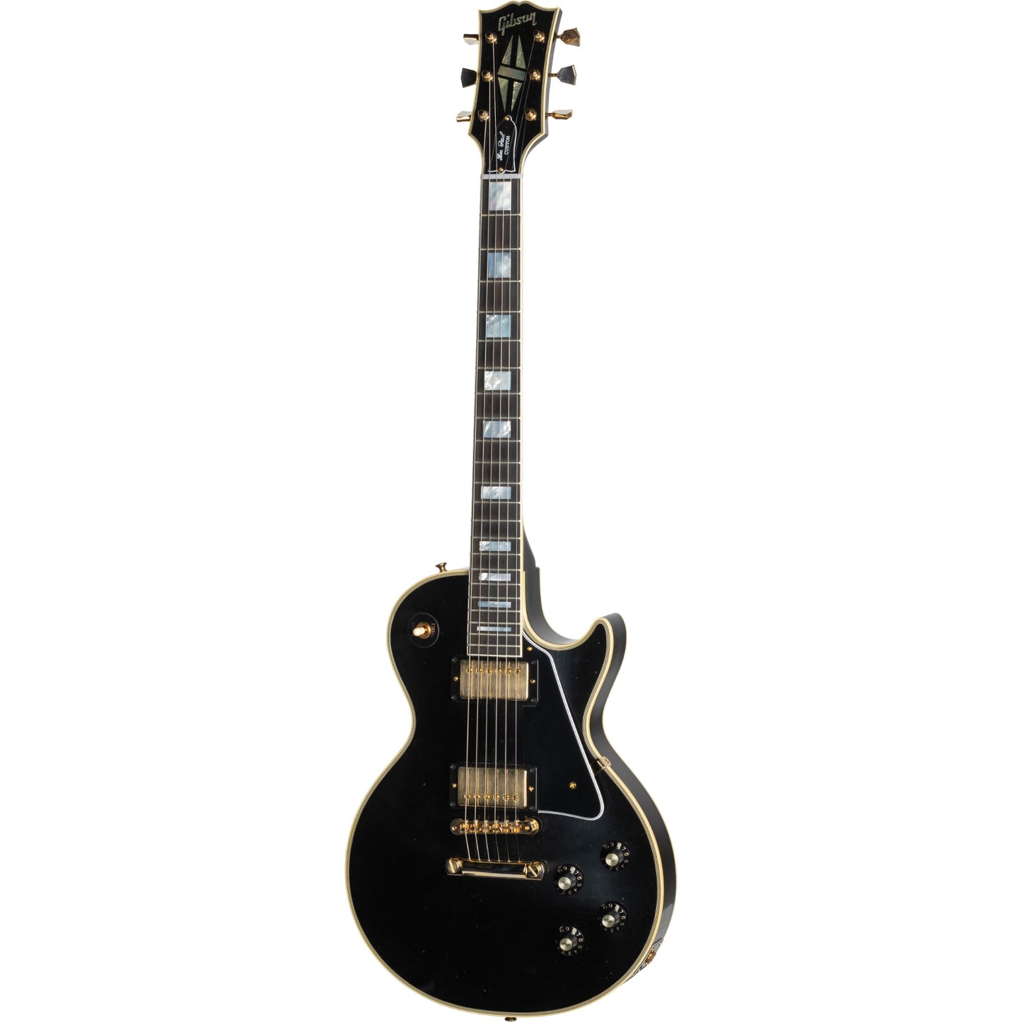 Gibson 1968 Les Paul Custom Reissue Ultra Light Aged Electric Guitar, Ebony