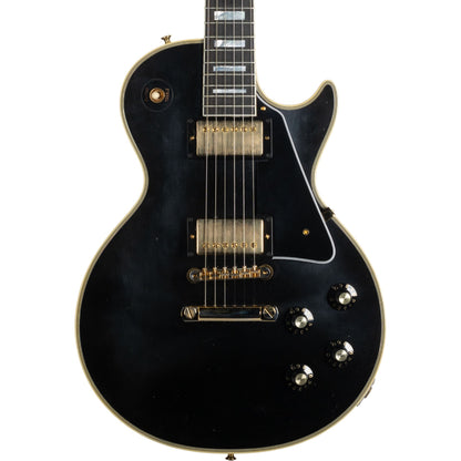 Gibson 1968 Les Paul Custom Reissue Ultra Light Aged Electric Guitar, Ebony