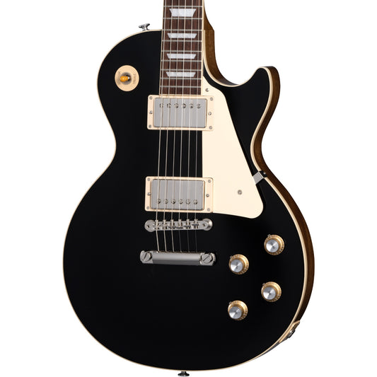 Gibson Les Paul Standard 60s Plain Top Electric Guitar - Ebony Top