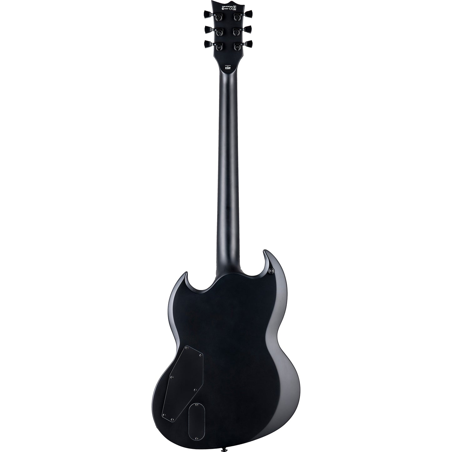 ESP LTD Viper-1000 Baritone Electric Guitar, Black Satin