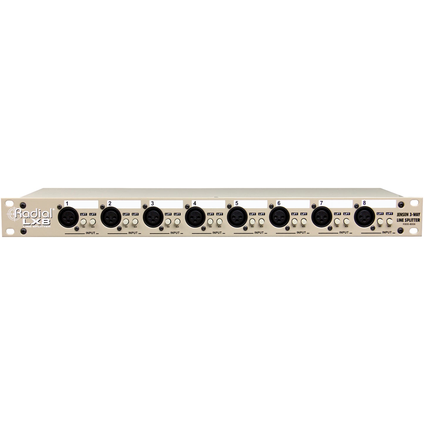 Radial LX8-J 8-Channel Line Level Splitter with Jensen Transformers