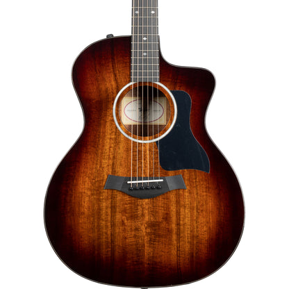 Taylor 224ce Koa Deluxe Grand Auditorium Acoustic Electric Guitar, Hawaiian Koa