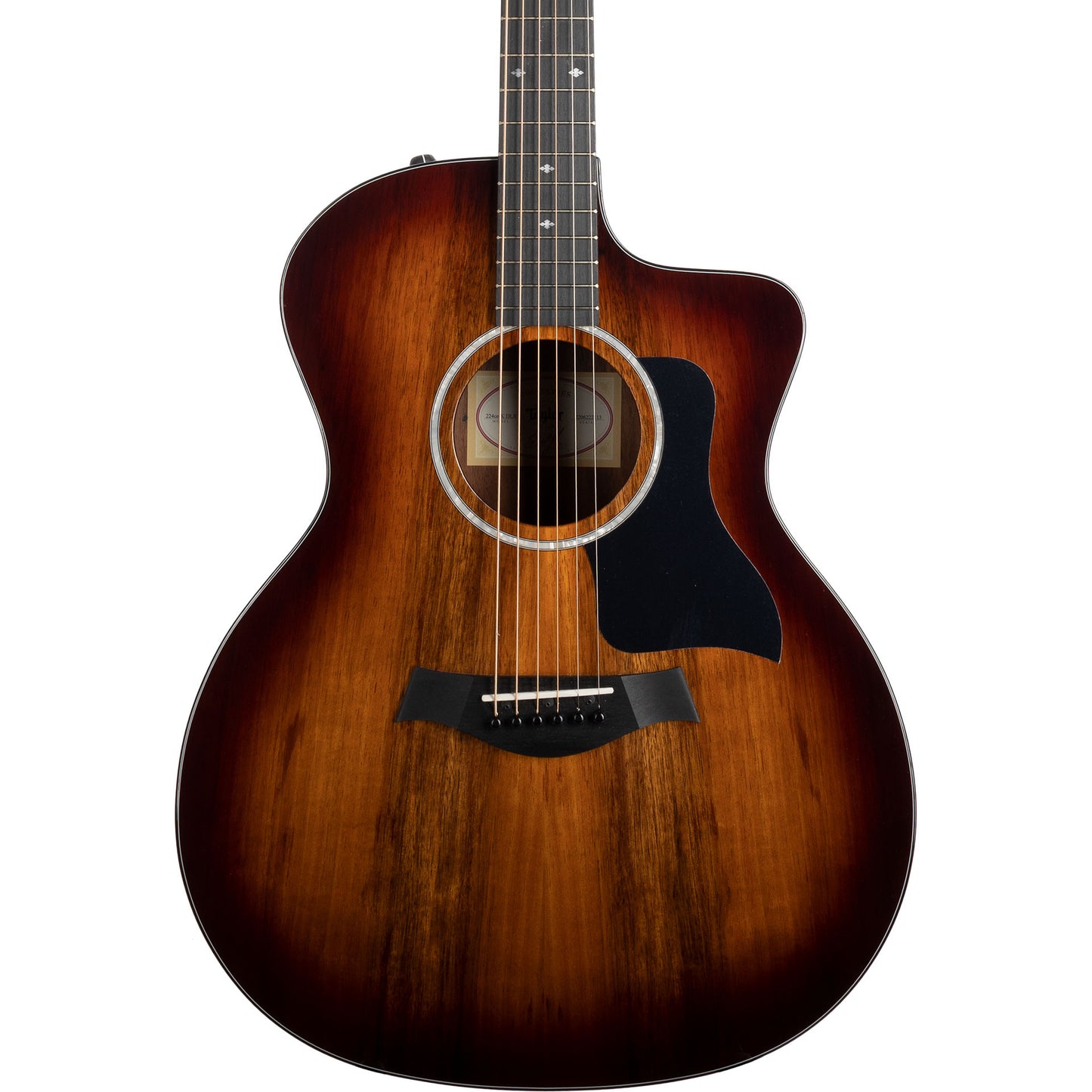 Taylor 224ce Koa Deluxe Grand Auditorium Acoustic Electric Guitar, Hawaiian Koa