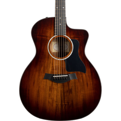 Taylor 224ce Koa Deluxe Grand Auditorium Acoustic Electric Guitar, Hawaiian Koa