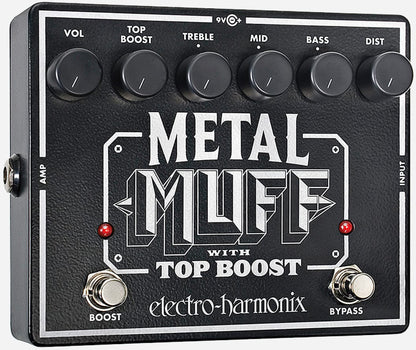 Electro Harmonix Metal Muff Distortion Pedal with Top Boost