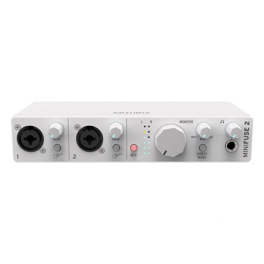 Arturia MiniFuse 2 USB-C Audio Interface - White