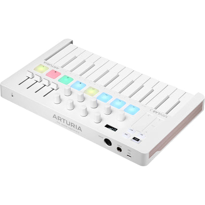 Arturia MiniLab 3 Compact MIDI Keyboard and Pad Controller - Alpine White