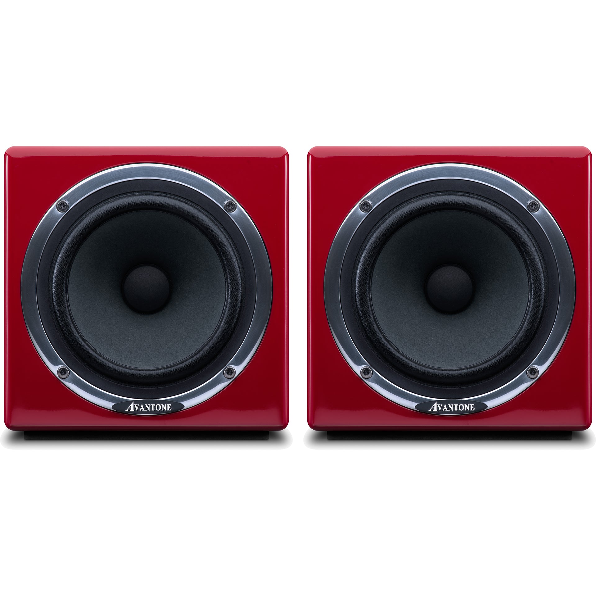 Avantone MixCube Active 10th Anniversary Red Mini Reference Monitors (Pair)