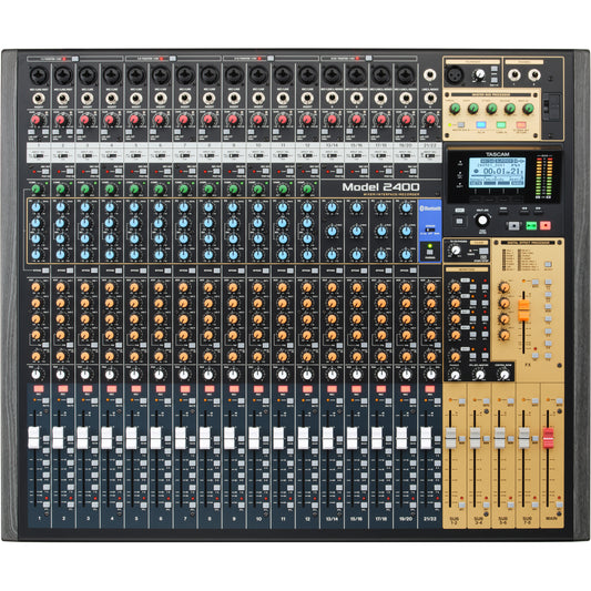 TASCAM Model 2400 24-Track Analog Recording Console with Audio Interface