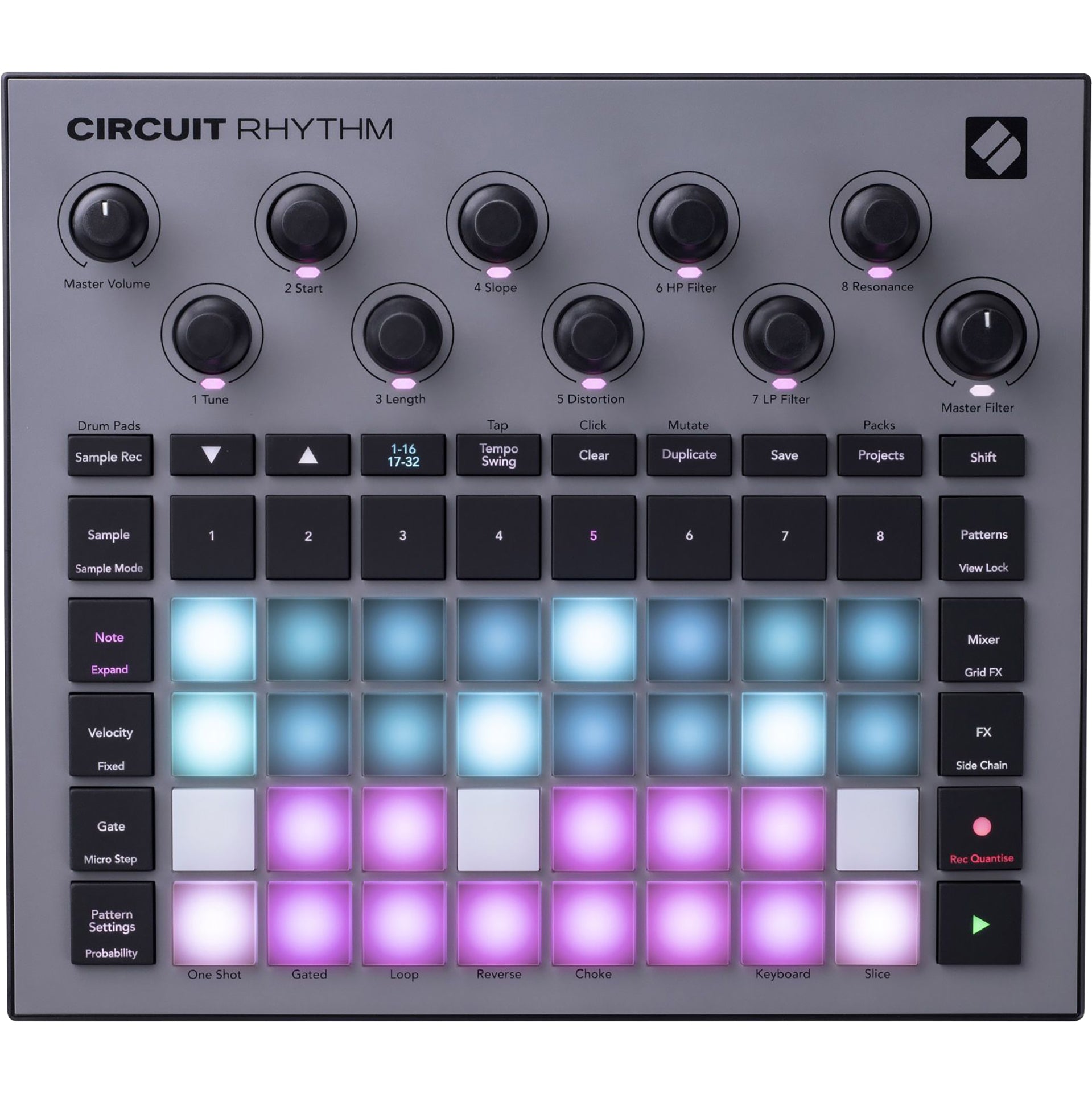 Novation Circuit Rhythm Standalone Beatmaking Sampler – Alto Music