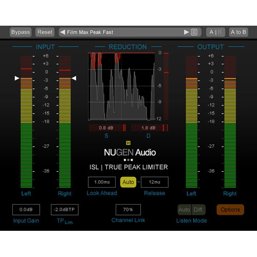 NuGen Audio ISL 2st with DSP Extension - Stereo True-Peak Limiter