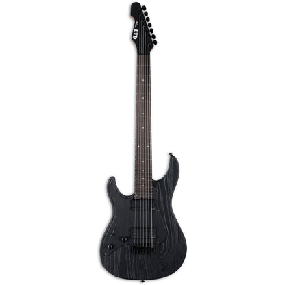 ESP LTD SN-1007HT Baritone Left Handed Electric Guitar, Black Blast