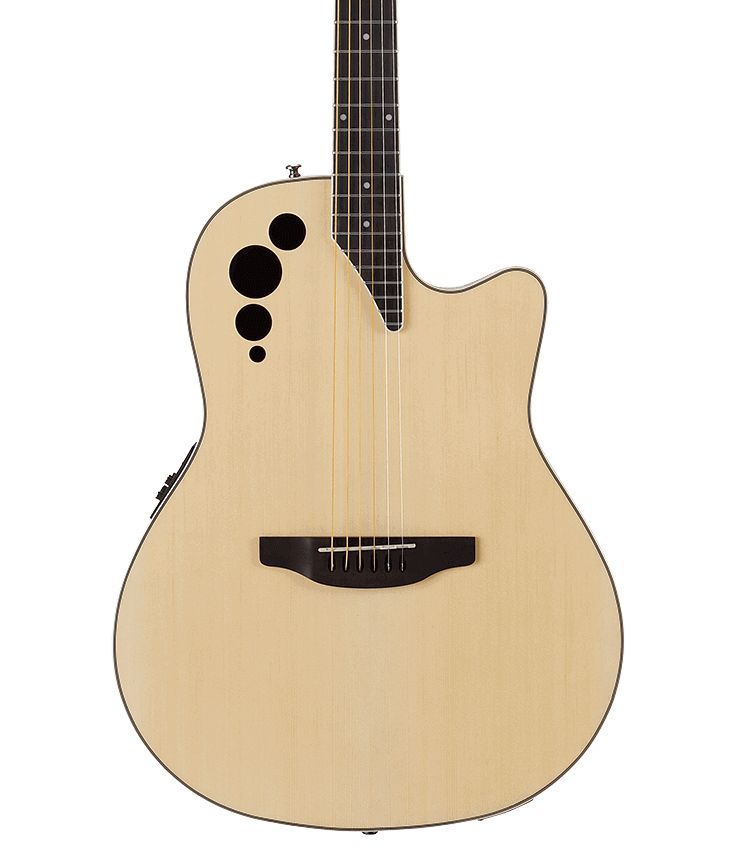 Ovation Applause Mid Depth Acoustic Electric Guitar in Natural