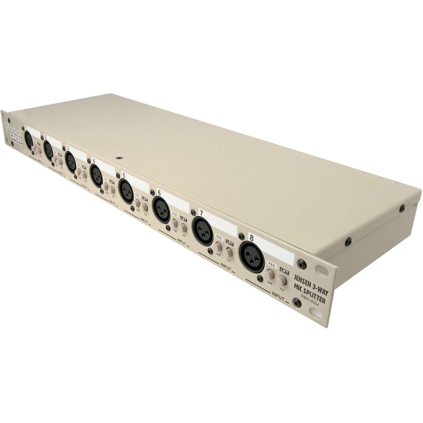 Radial OX8R-Channel Mic Splitter and with Radial Transformers