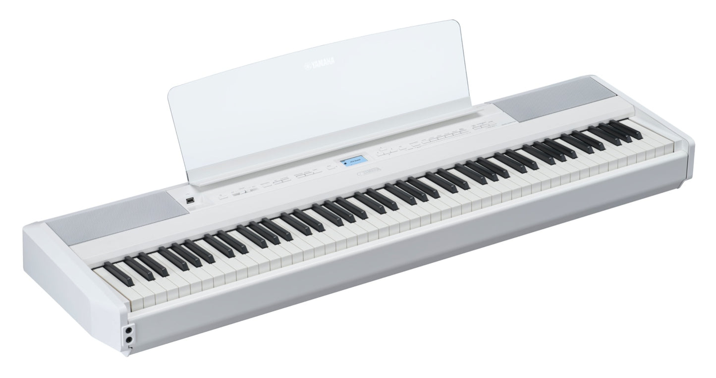 Yamaha P525WH Electronic Keyboard - White