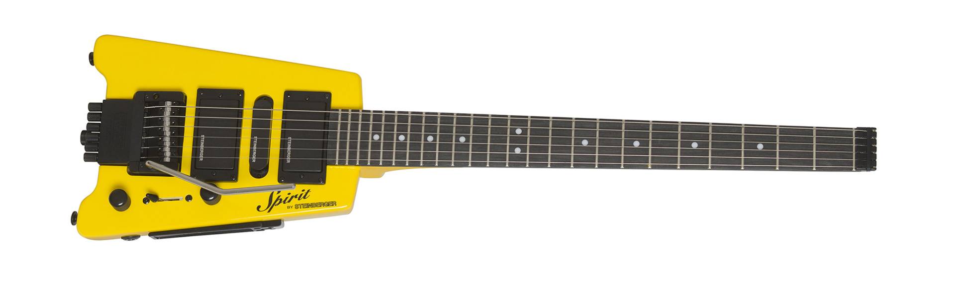 Steinberger Spirit GT-PRO Deluxe Electric Guitar in Hot Rod Yellow