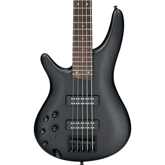 Ibanez SR305EBLWK SR Standard Left Handed 5-String Electric Bass, Weathered Black