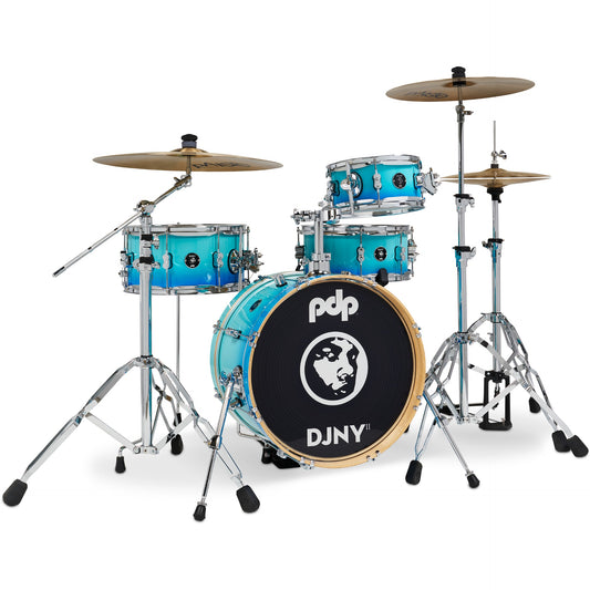 Pacific Drums & Percussion Daru Jones New Yorker II 4-Piece - Blue Fade