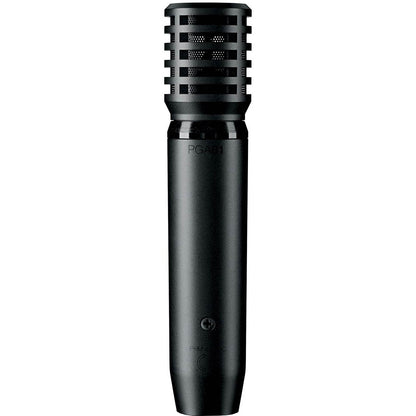 Shure PGA81-XLR Cardioid Condenser instrument Microphone w/ 15ft. XLR-XLR Cable