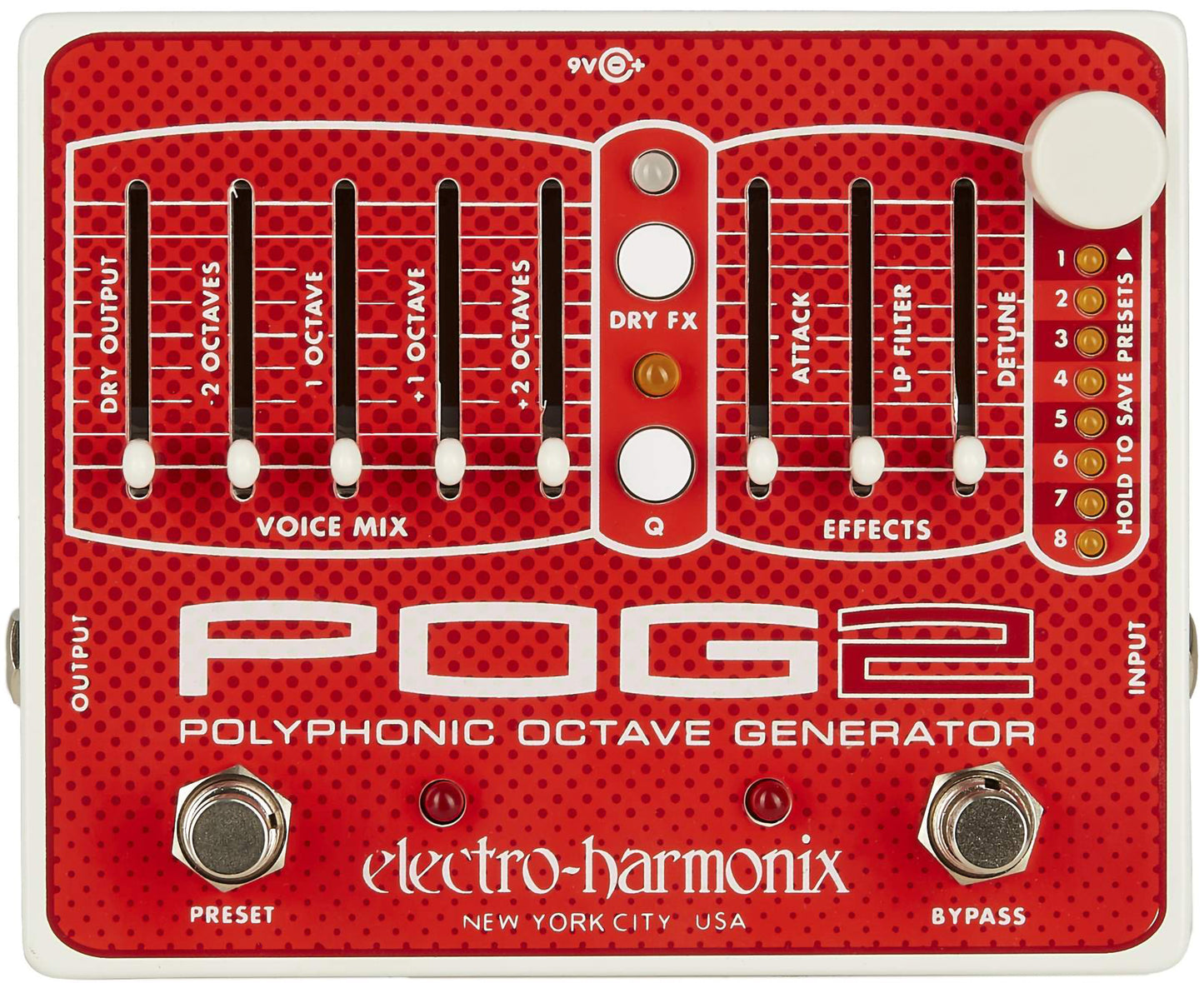 Electro Harmonix POG2 Polyphonic Octave Generator Pedal