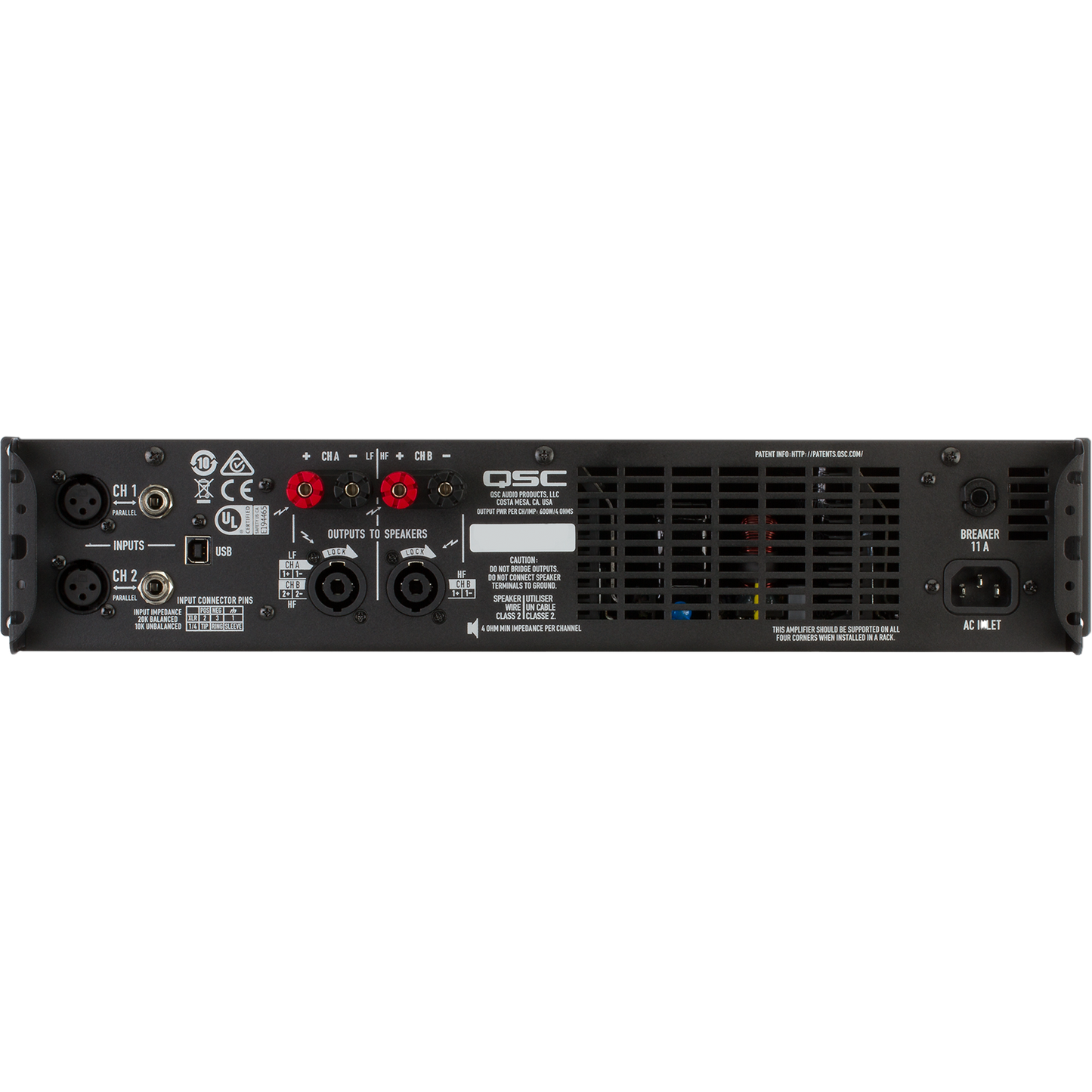 QSC GXD4 Lightweight Profesional Power Amplifier