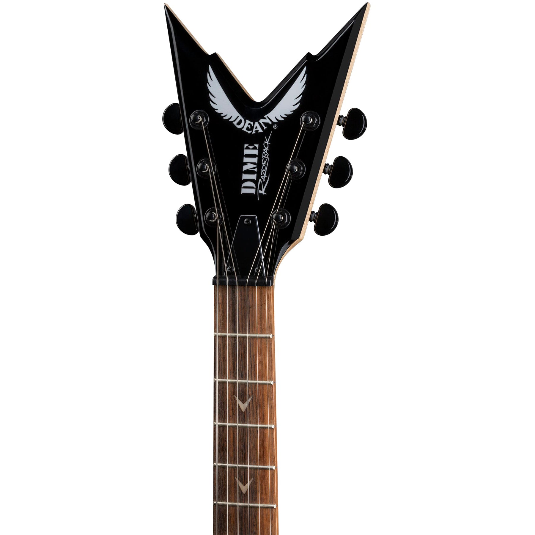 Dean Guitars Dime Razorback DB Electric Guitar in Classic Black