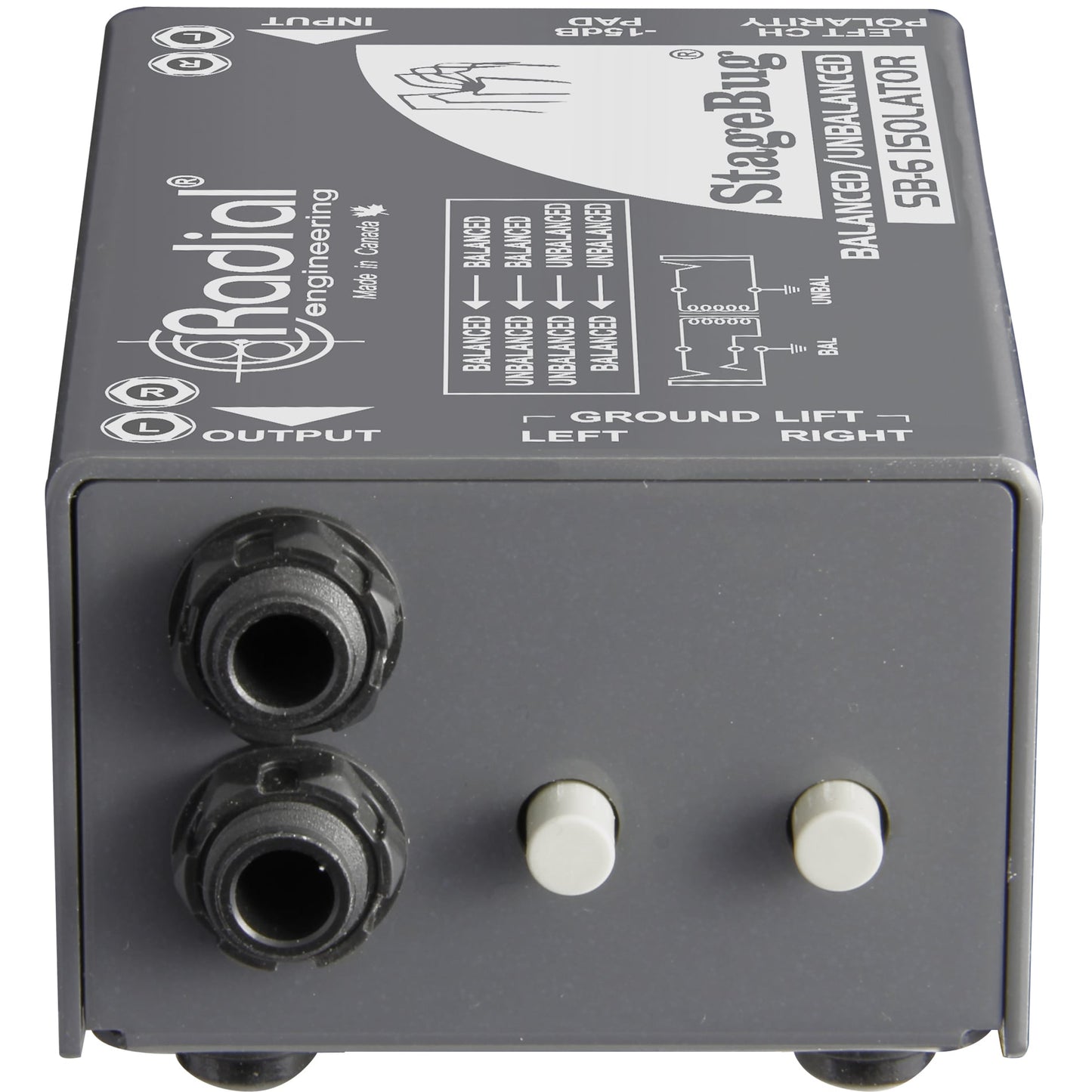 Radial Engineering StageBug SB-6 Passive Stereo Line Isolator