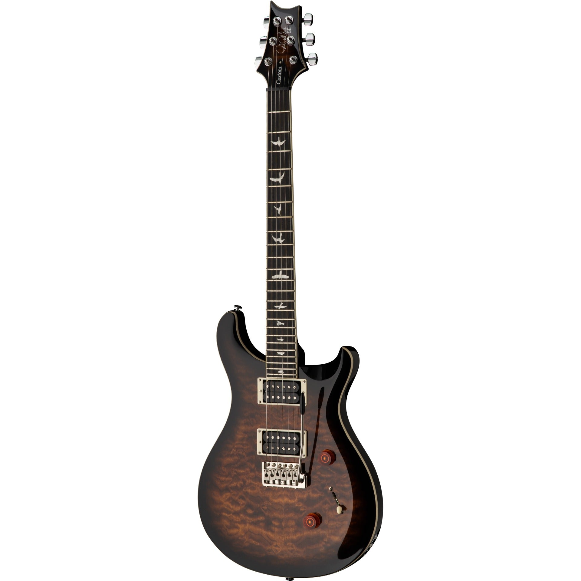 PRS SE Custom 24 Quilt Electric Guitar - Black Gold Burst – Alto Music