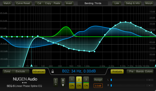 NuGen Audio SEQ-S - Linear-Phase Spline EQ