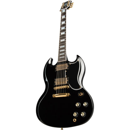 Gibson SG Custom 2-Pickup w/ Ebony Fingerboard Gloss Electric Guitar in Ebony