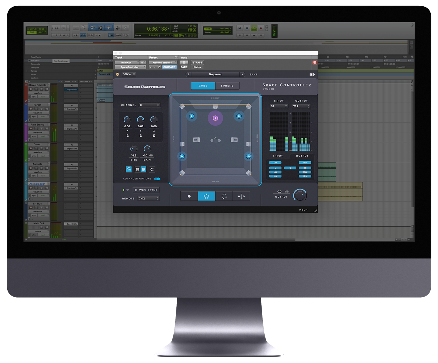 Sound Particles Space Controller Studio