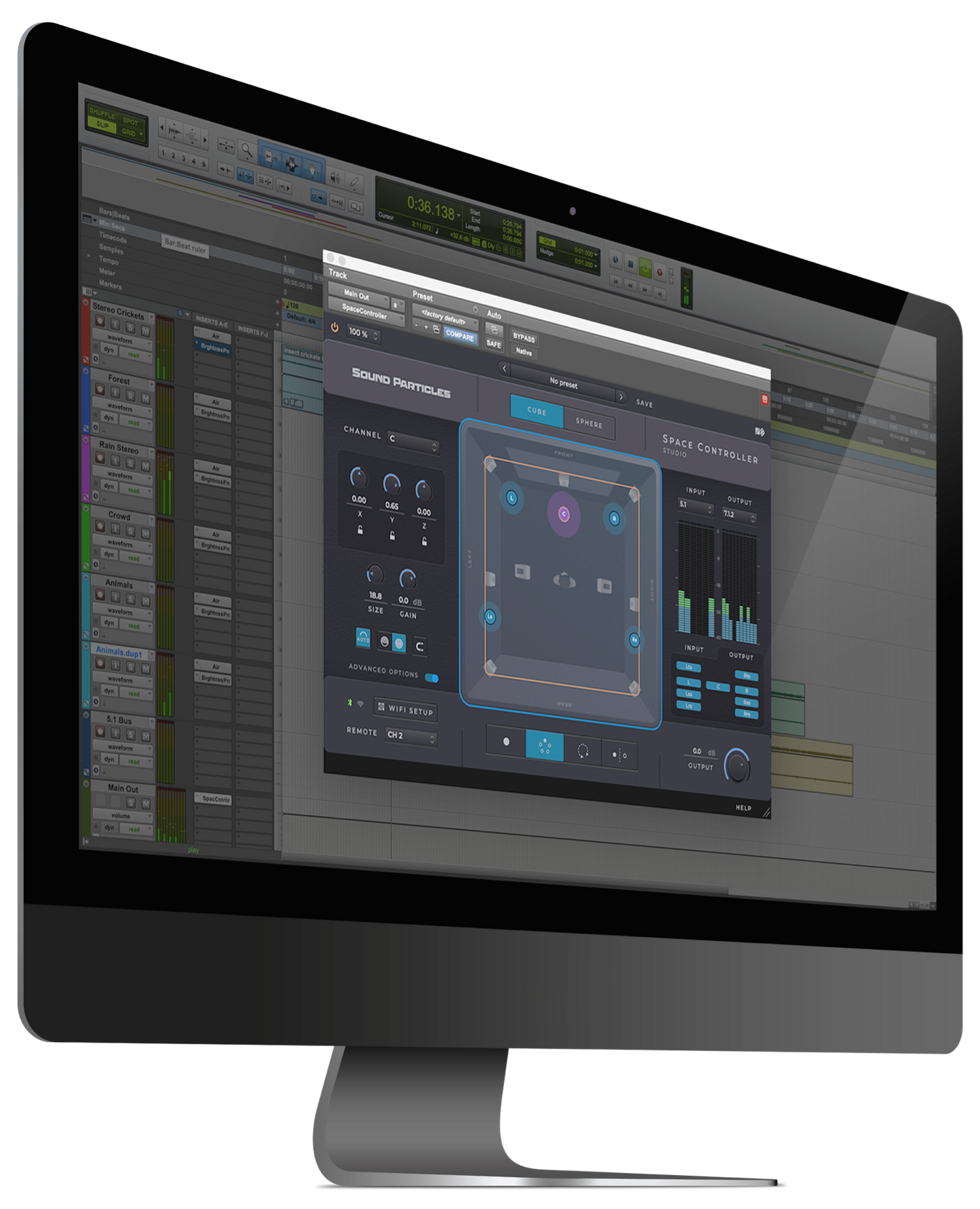 Sound Particles Space Controller Studio