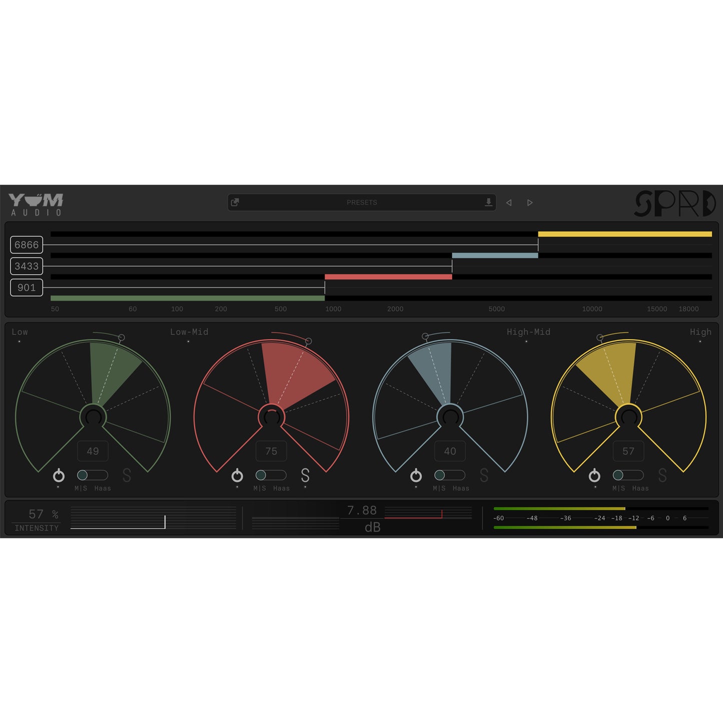 Yum Audio Spread - Intuitive Multiband Stereo Controller