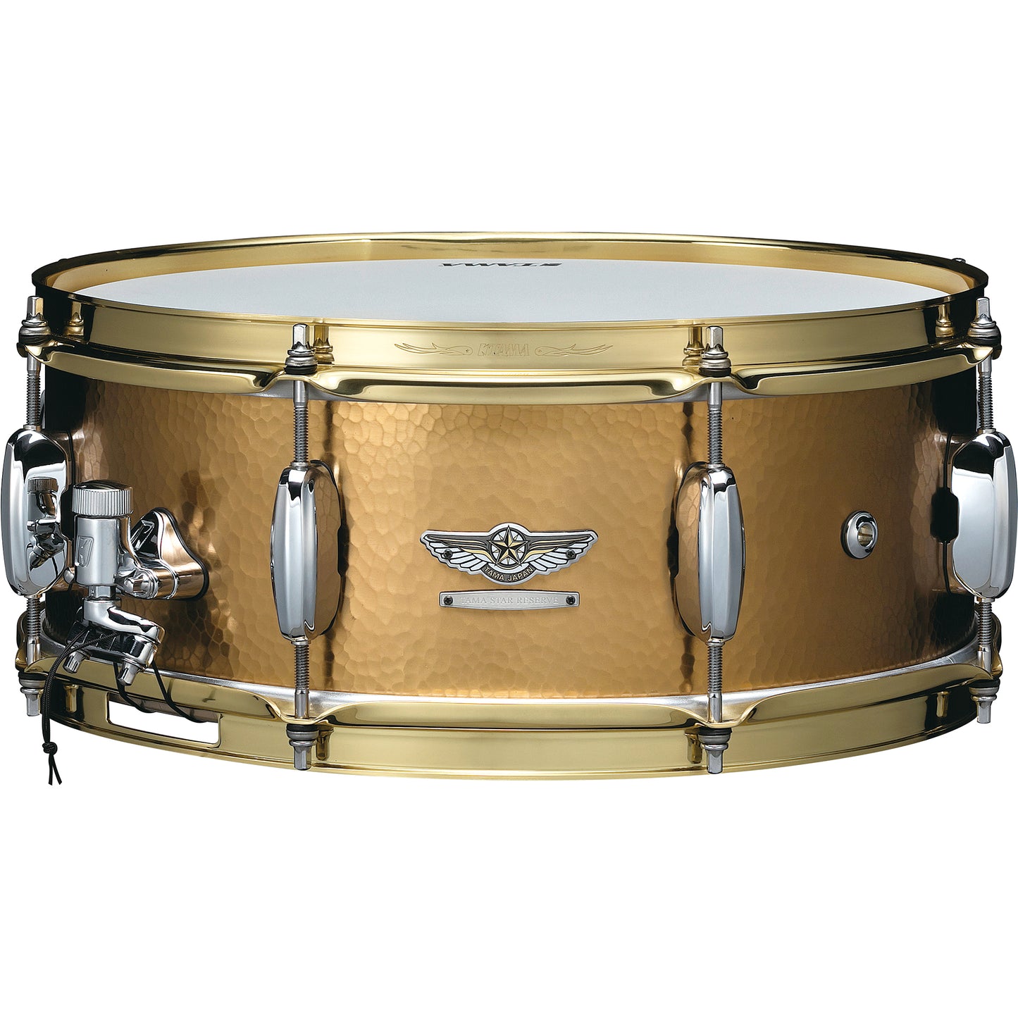 TAMA STAR Reserve Series TBRS1455H 5.5x14 Snare Drum Hand Hammered Brass