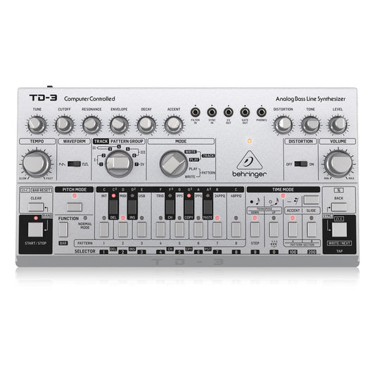 Behringer TD-3-SR Analog Bass Line Synth Silver