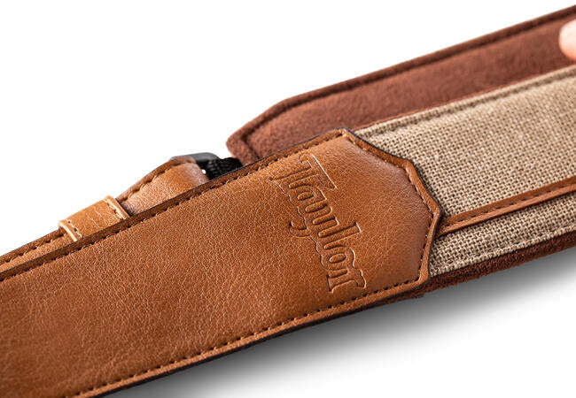 Taylor 2.5" Vegan Leather Guitar Strap - Tan