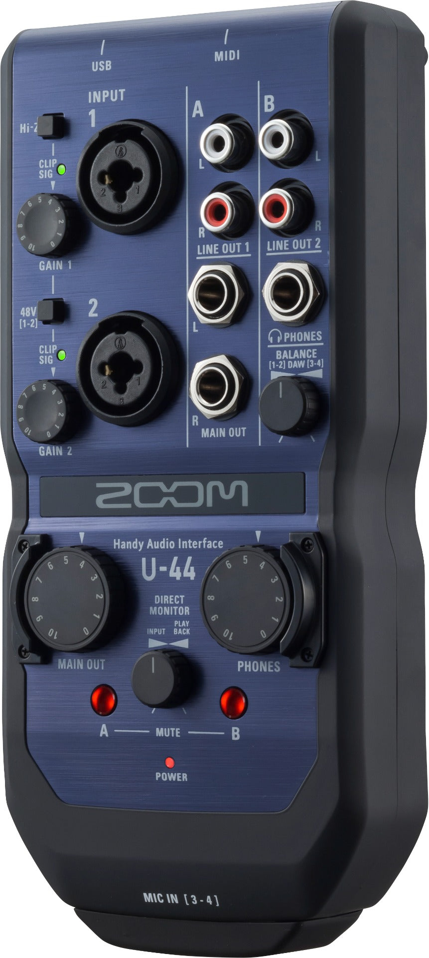 Zoom U-44 Handy Audio Interface