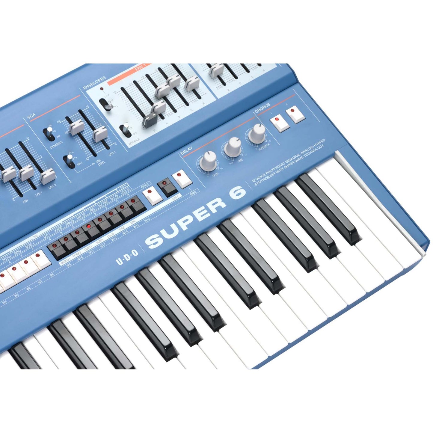 UDO Audio Super 6 Polyphonic Synthesizer - Blue