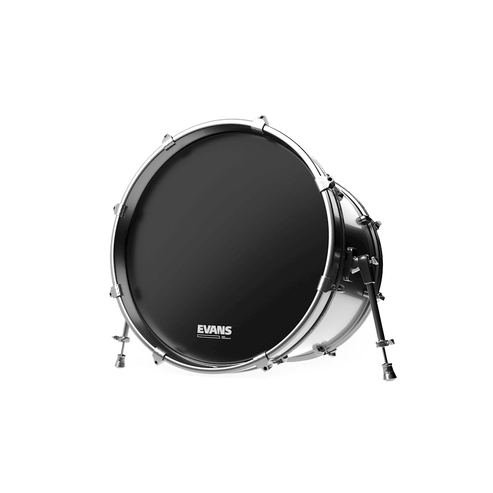 Evans 22” EQ3 Resonant Black Bass Drum Head - Black