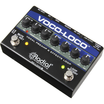 Radial Voco Loco Microphone Effects Loop and Switcher for Voice or Instrument