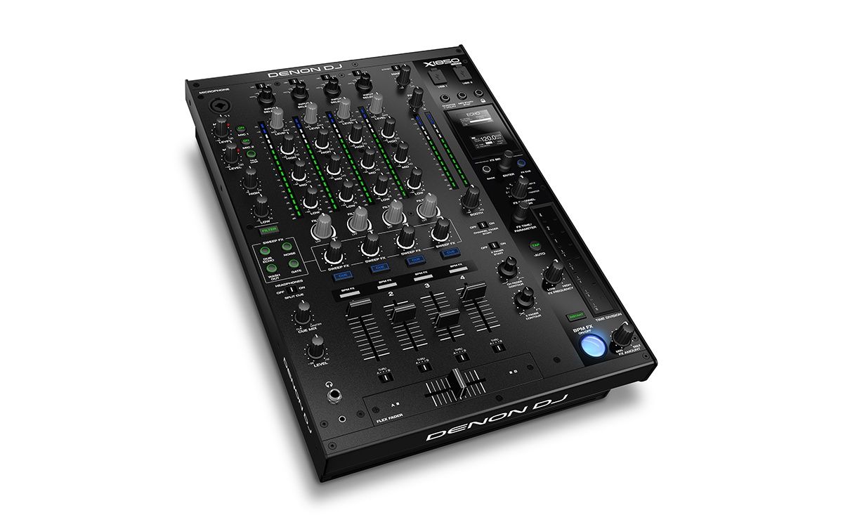 Denon DJ X1850 PRIME Professional 4-Channel DJ Club Mixer with Smart Hub